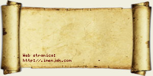 Aćim Stojaković vizit kartica